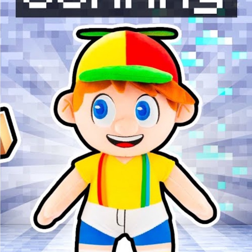 Johnny plush toy Colorful Plush Toy with Hat